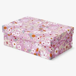 Clearance Flying Tiger Aufbewahrungsbox aus geblümtem Papier - Klein