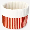Fashion Flying Tiger Aufbewahrungskorb mit orangefarbenen Streifen - 20 cm