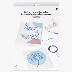 Fashion Flying Tiger Bausatz Leinwand bemalen und besticken - 2 Stk