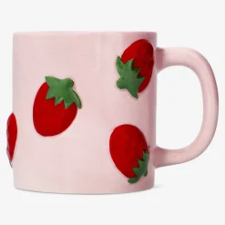 Sale Flying Tiger Becher mit geprägten Erdbeeren - 400 ml