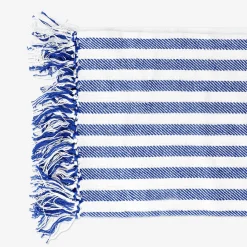 Sale Flying Tiger Blaue Wohndecke mit Fransen - 120×170 cm