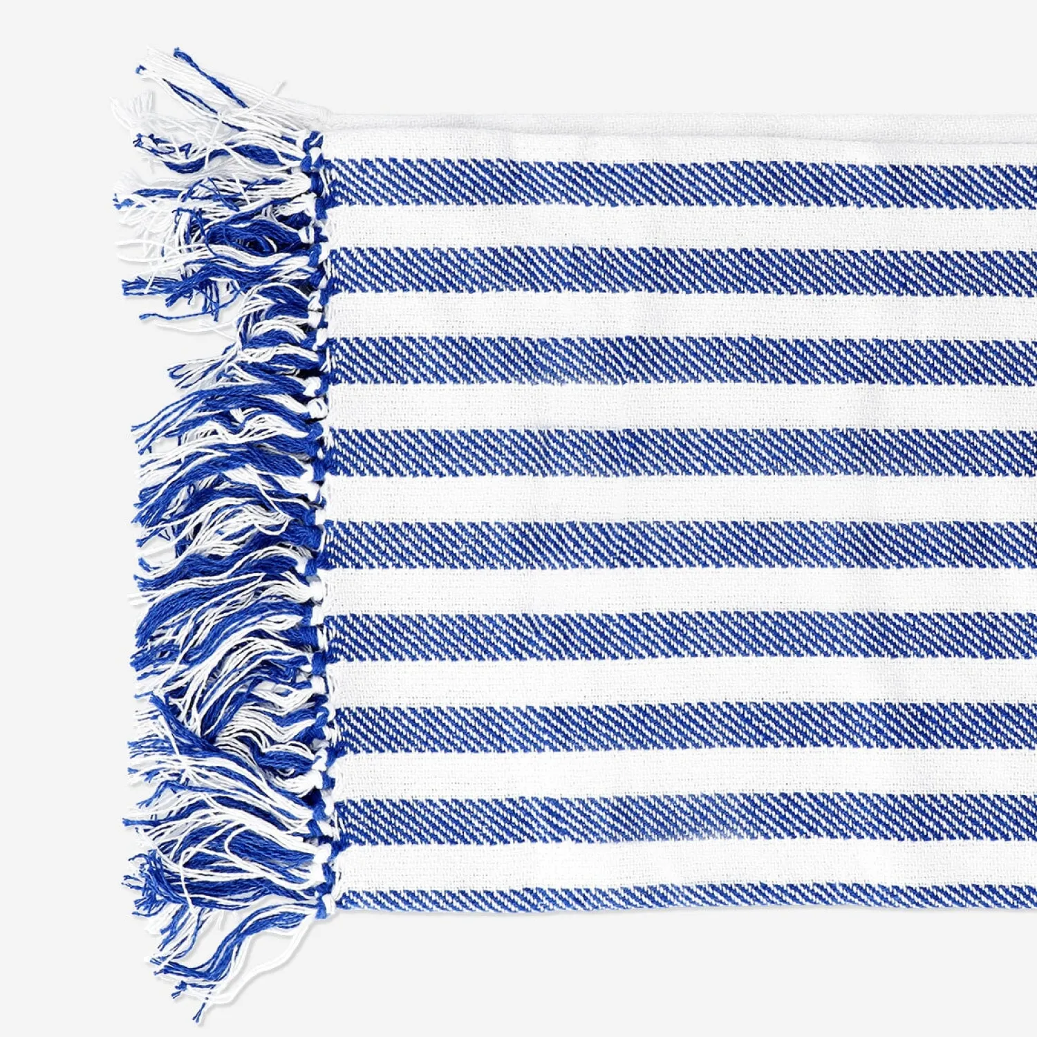 Sale Flying Tiger Blaue Wohndecke mit Fransen - 120×170 cm