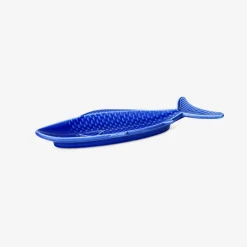 Clearance Flying Tiger Blauer Fisch-Servierteller - 26 cm
