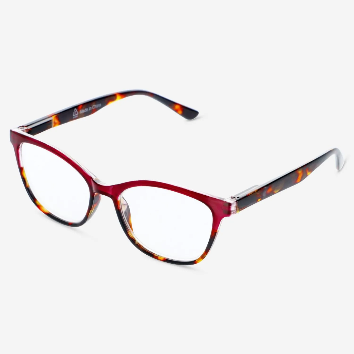 Best Flying Tiger Braune Lesebrille mit +1,5 Stärke