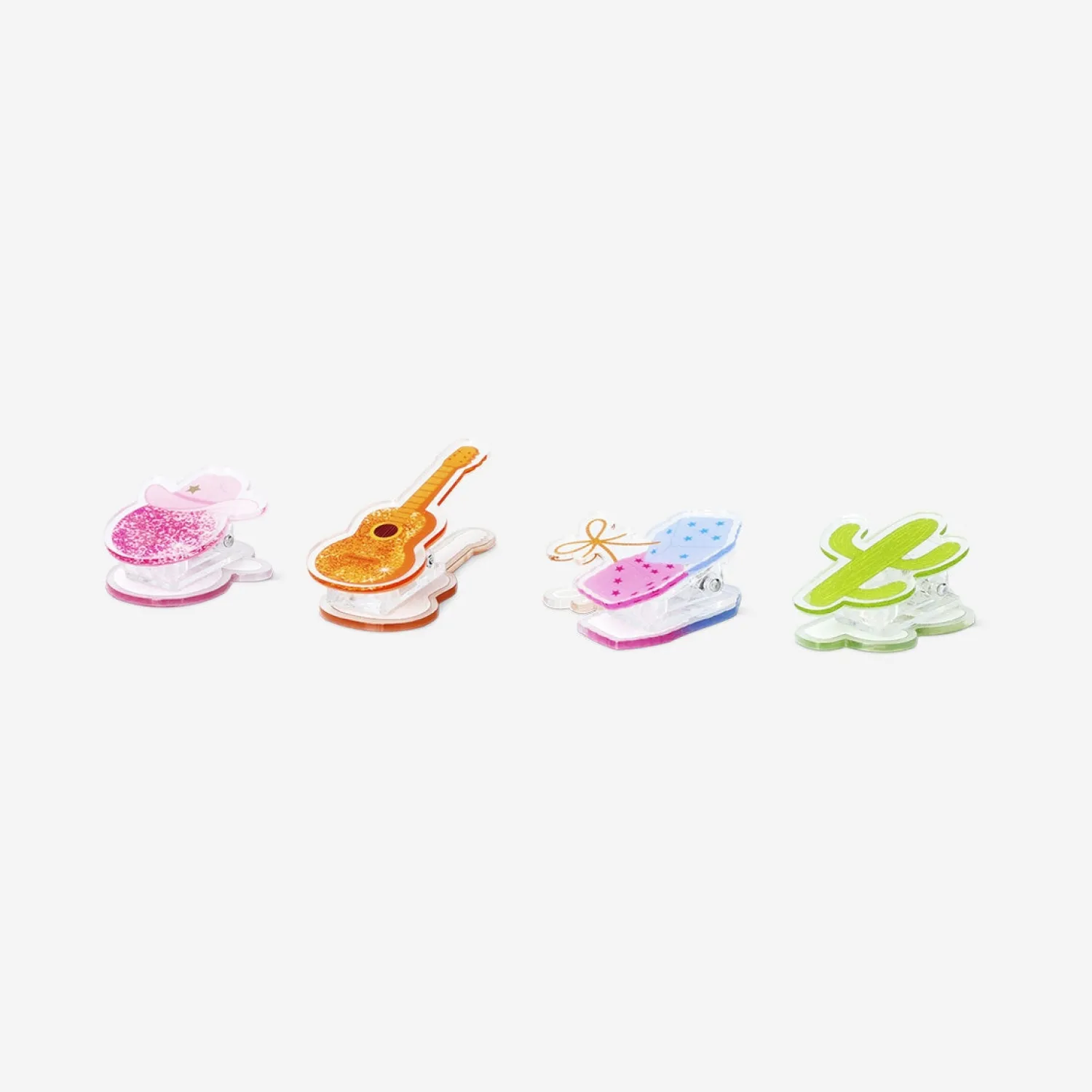 Outlet Flying Tiger Clips im Westernstil - 4 Stück