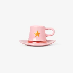 Clearance Flying Tiger Cowboyhut-Tasse mit Untertasse - 210 ml