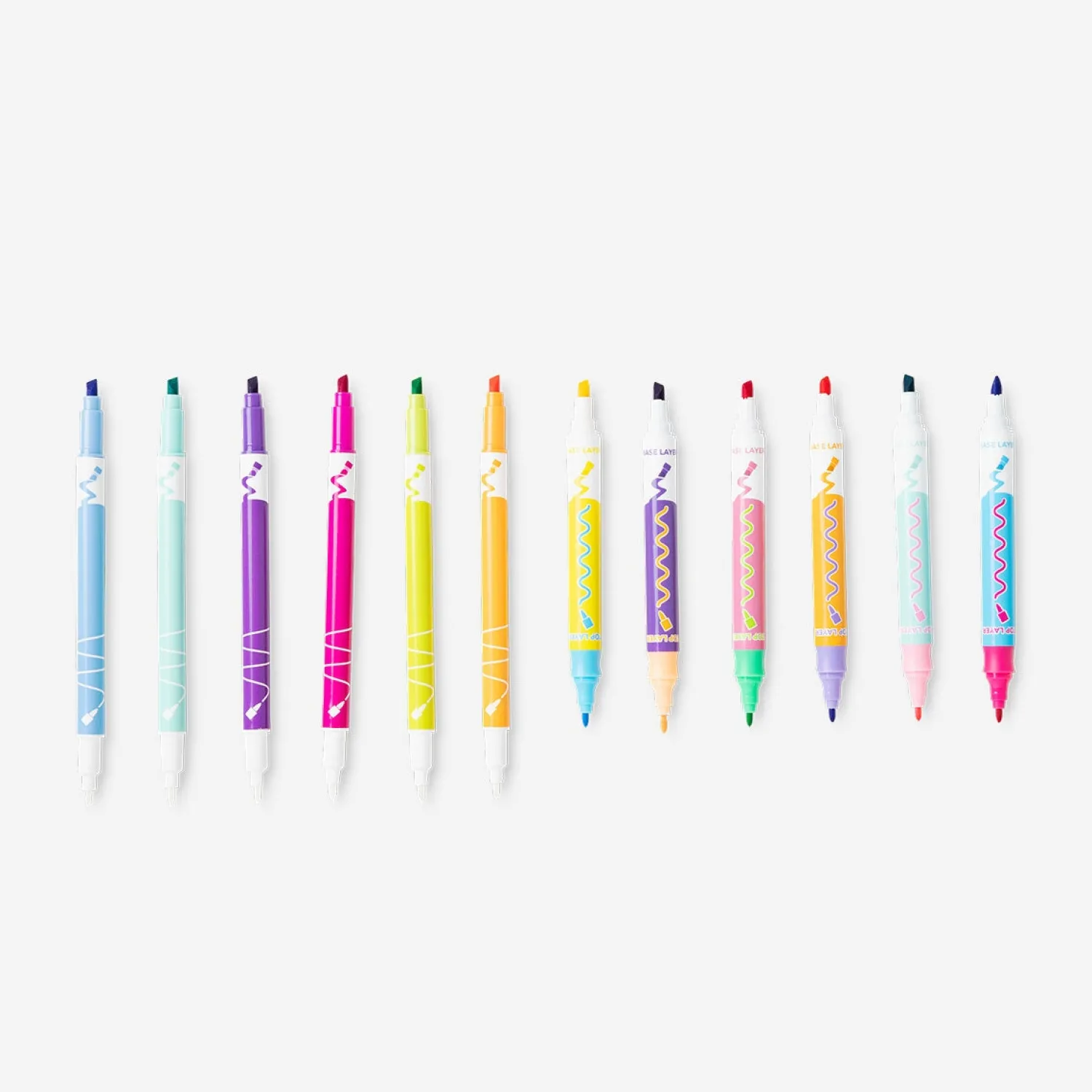 New Flying Tiger Dual-Tip-Marker mit Farbwechsel-Effekt - 12 Stk