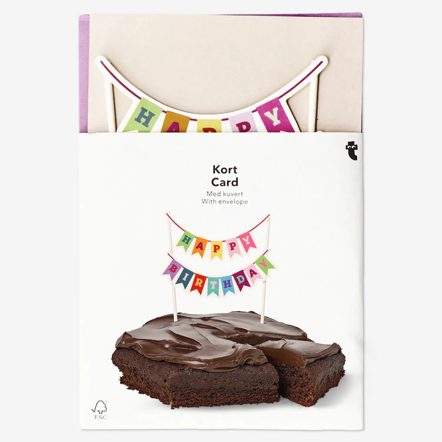 Best Flying Tiger Geburtstag Tassenkuchen Karte mit Umschlag