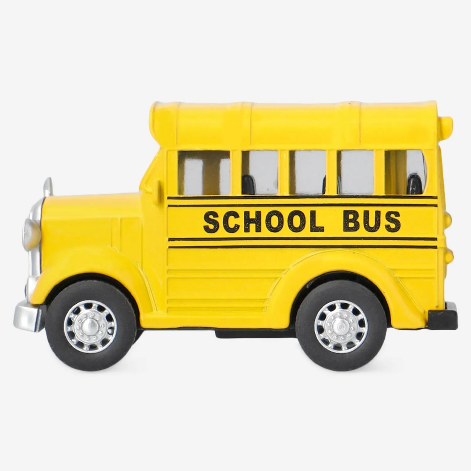 Outlet Flying Tiger Gelber Pull-Back-Schulbus