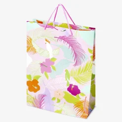 Fashion Flying Tiger Geschenktüte mit tropischem Aufdruck