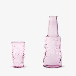 Sale Flying Tiger Glasflasche mit Trinkglas - 770 ml