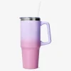 Sale Flying Tiger Gradient Becher mit Deckel und Strohhalm - 850 ml