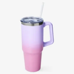Sale Flying Tiger Gradient Becher mit Deckel und Strohhalm - 850 ml