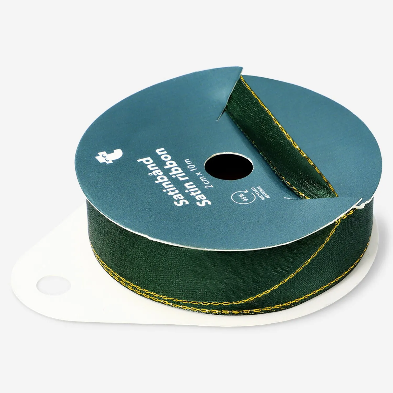 Clearance Flying Tiger Grünes Satinband - 10 m