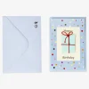 Fashion Flying Tiger Happy Birthday Textkarte mit Umschlag