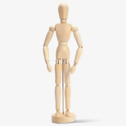 New Flying Tiger Holzpuppe Modell - 32 cm