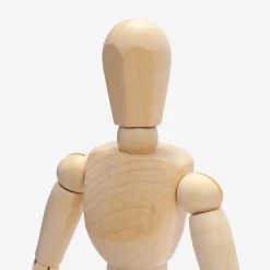 New Flying Tiger Holzpuppe Modell - 32 cm