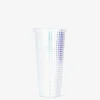 Clearance Flying Tiger Irisierender Becher mit Deckel und Strohhalm
