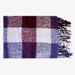 Fashion Flying Tiger Karierte Kuscheldecke mit Fransen