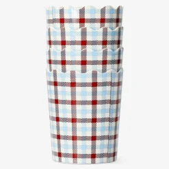 Fashion Flying Tiger Karierte Picknickbecher - 4 Stk