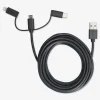 Fashion Flying Tiger Ladekabel. Für USB-C, Micro USB und lightning