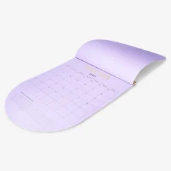 Sale Flying Tiger Lila Monatlicher Wandkalender - Englisch