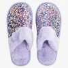 Discount Flying Tiger Lila Pailletten Hausschuhe - 40/41