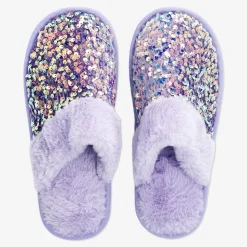 Discount Flying Tiger Lila Pailletten Hausschuhe - 40/41