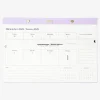 Outlet Flying Tiger Lila Wochenplaner - Spanisch