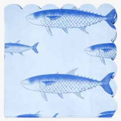 New Flying Tiger Maritime Servietten mit Fisch - 16 Stk