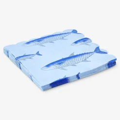 New Flying Tiger Maritime Servietten mit Fisch - 16 Stk