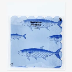 New Flying Tiger Maritime Servietten mit Fisch - 16 Stk