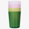 Clearance Flying Tiger Mehrfarbige Becher - 4 Stk