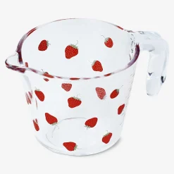 Hot Flying Tiger Messbecher mit Erdbeeraufdruck