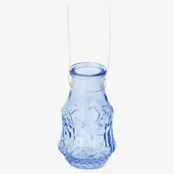Sale Flying Tiger Mini-Vase aus blauem Glas