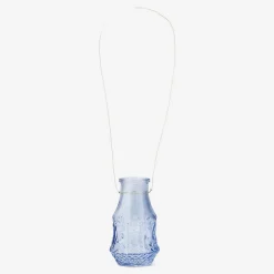 Sale Flying Tiger Mini-Vase aus blauem Glas