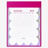 New Flying Tiger Monatlicher Kalender mit Wellenschliff