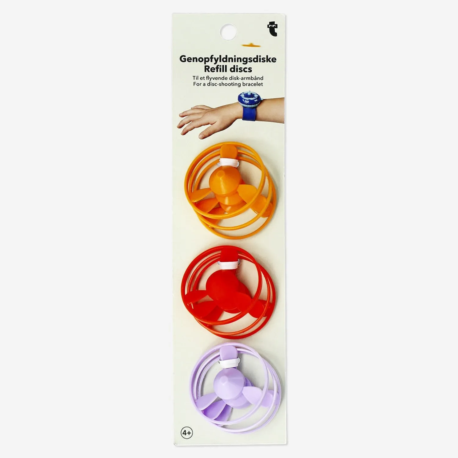 Hot Flying Tiger Nachfüllscheiben für ein Scheibenfliegerarmband - 9 Stk