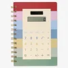 Outlet Flying Tiger Notebook mit Taschenrechner. Solarbetrieben