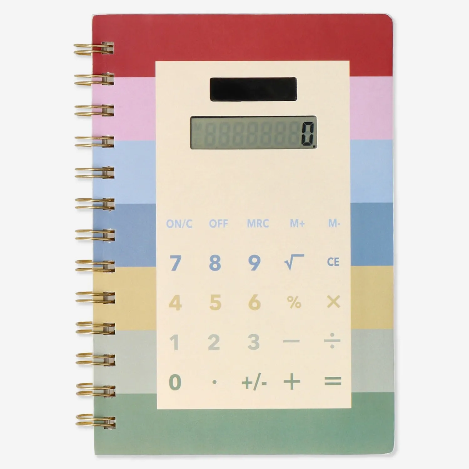 Outlet Flying Tiger Notebook mit Taschenrechner. Solarbetrieben