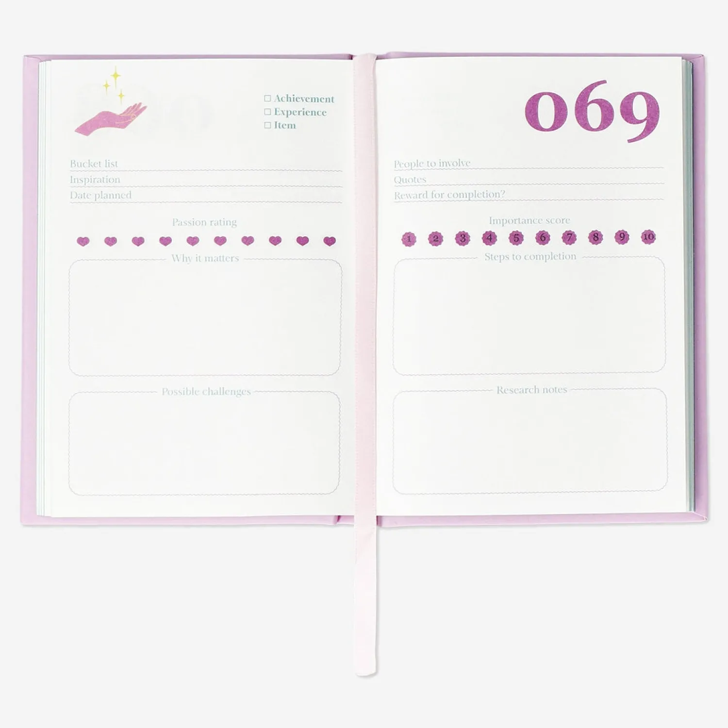 Sale Flying Tiger Notizbuch für die Merkliste A6 - Englisch