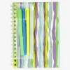 Fashion Flying Tiger Notizbuch mit schwarzen Seiten und Gel-Tintenstiften - A5