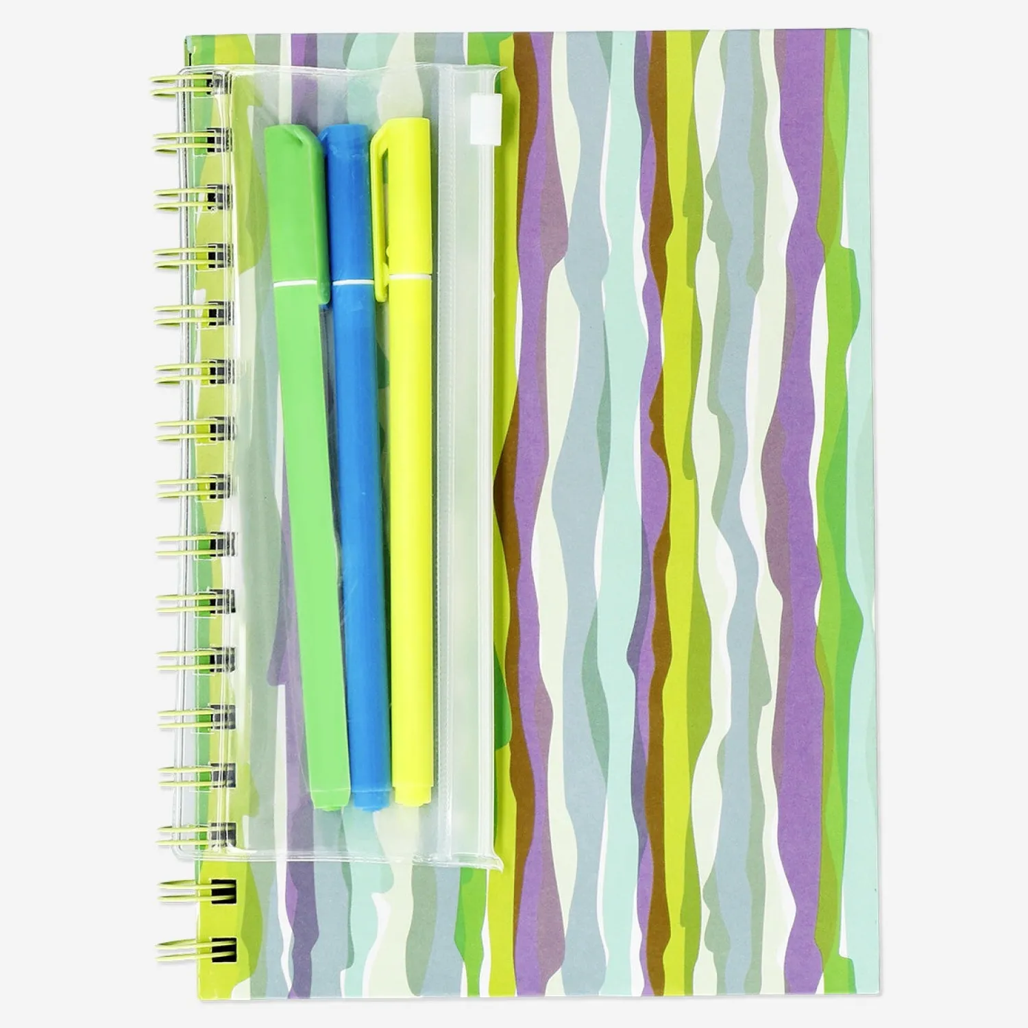 Fashion Flying Tiger Notizbuch mit schwarzen Seiten und Gel-Tintenstiften - A5