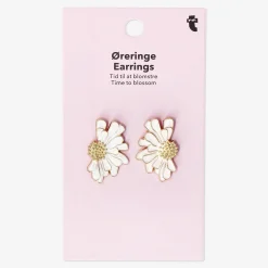 Fashion Flying Tiger Ohrstecker mit Goldblume - 2 Stk