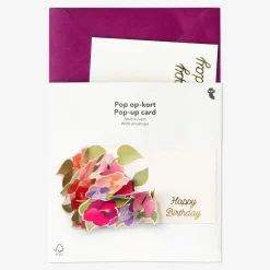 Outlet Flying Tiger Pop-up Blumen Karte mit Umschlag