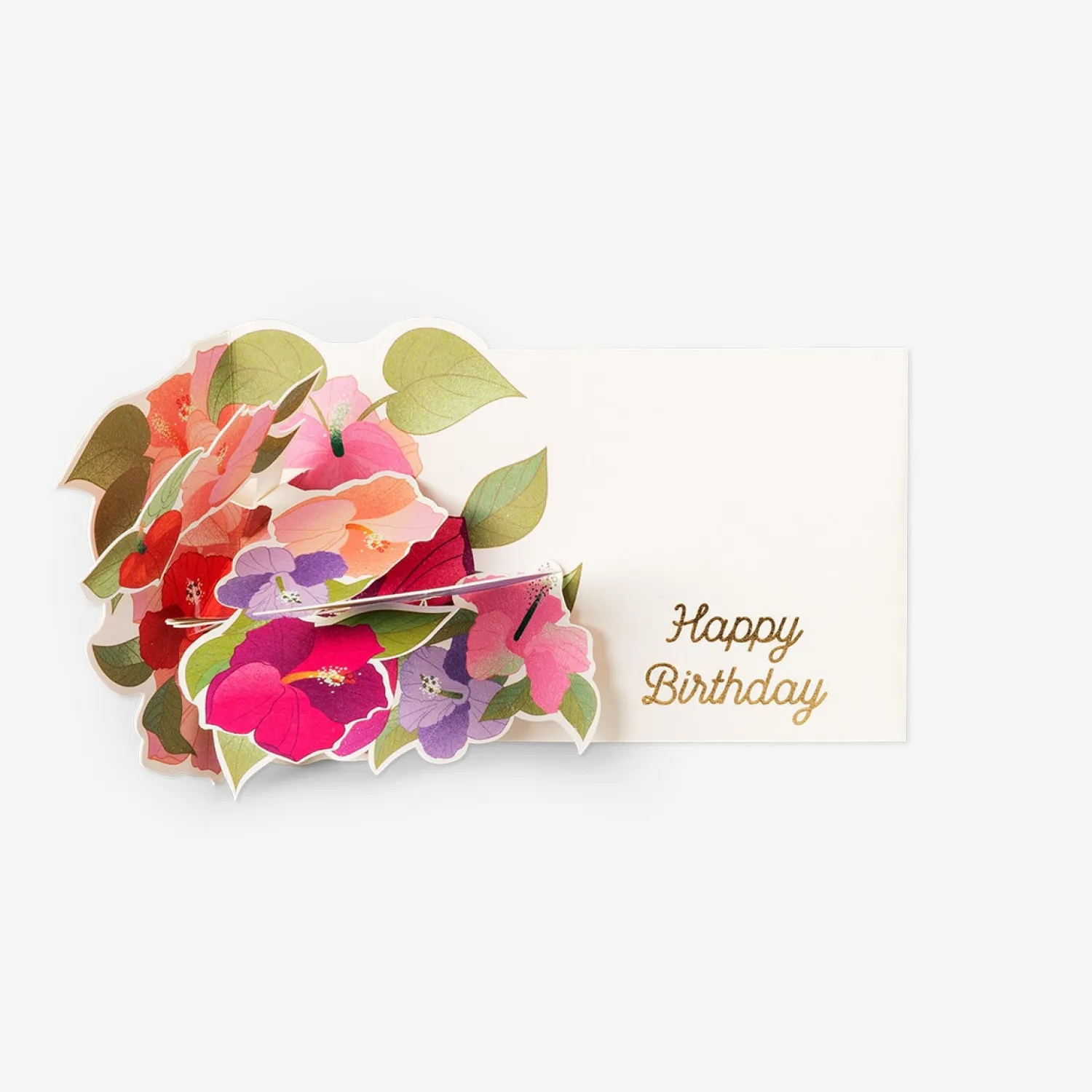 Outlet Flying Tiger Pop-up Blumen Karte mit Umschlag