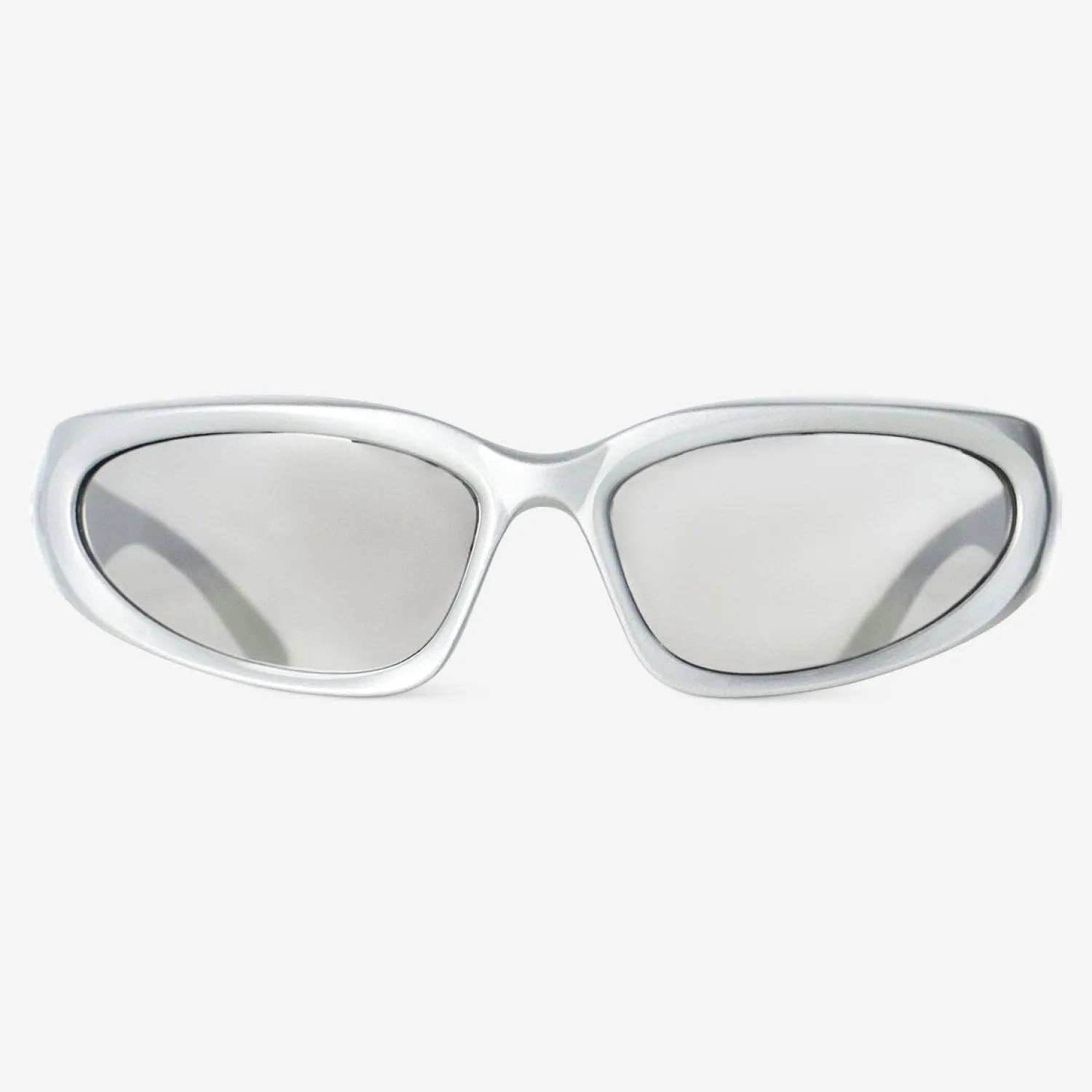 Hot Flying Tiger Racer-Sonnenbrille in Silber