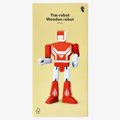 Sale Flying Tiger Roboter aus Holz - 20 cm