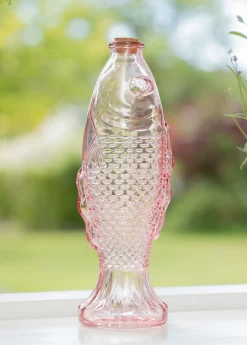 Clearance Flying Tiger Rosa Fischglasflasche - 530 ml