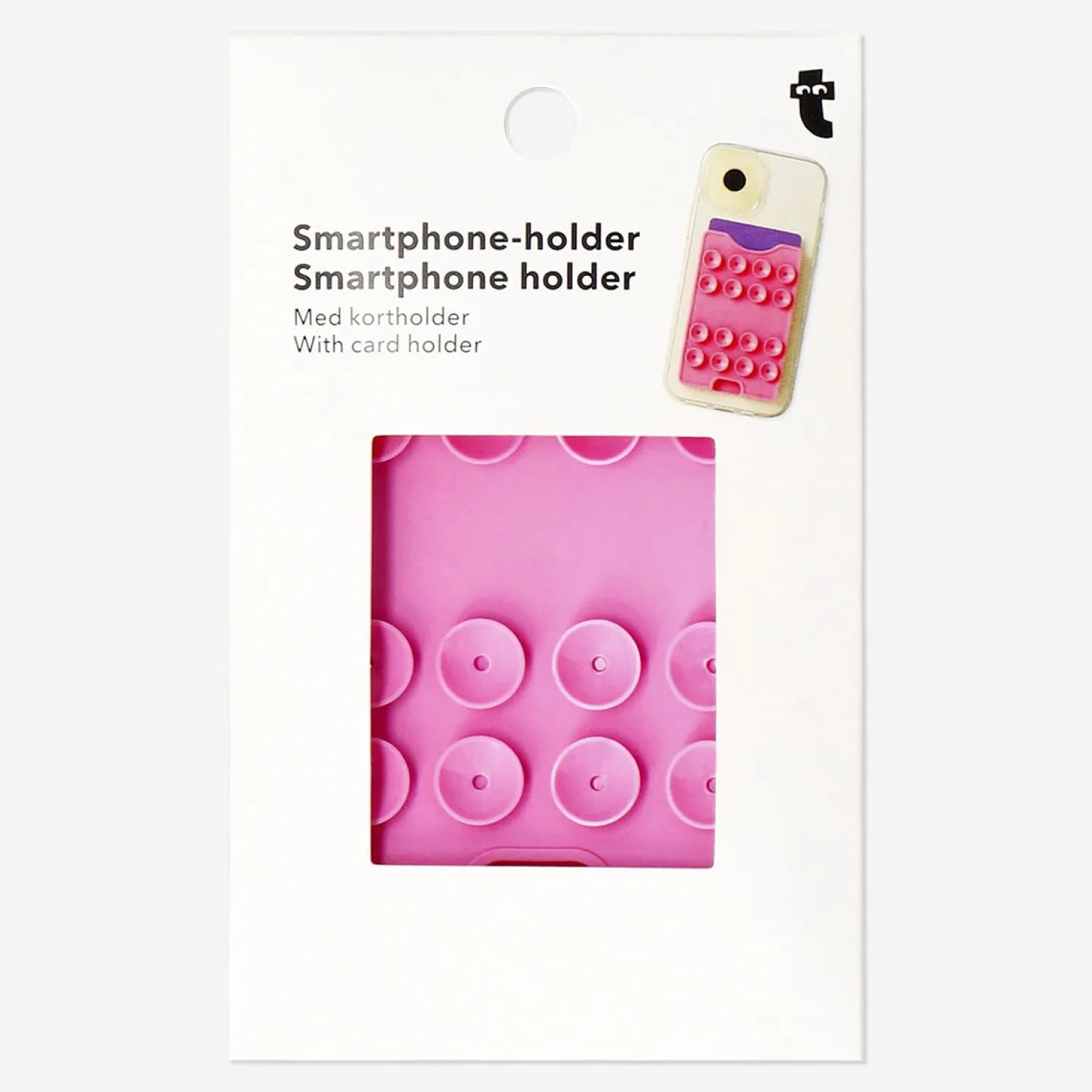 Hot Flying Tiger Rosa Kartenhalter für Handy mit Saugnäpfen
